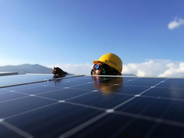 援尼泊尔EPC屋顶光伏项目 (1)